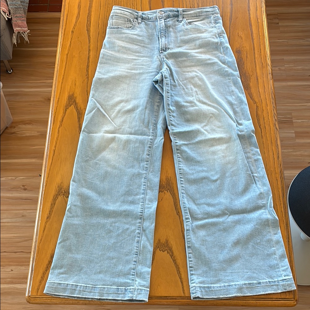 Joe's Jeans Mia High-Waist Wide Leg Light Blue Denim